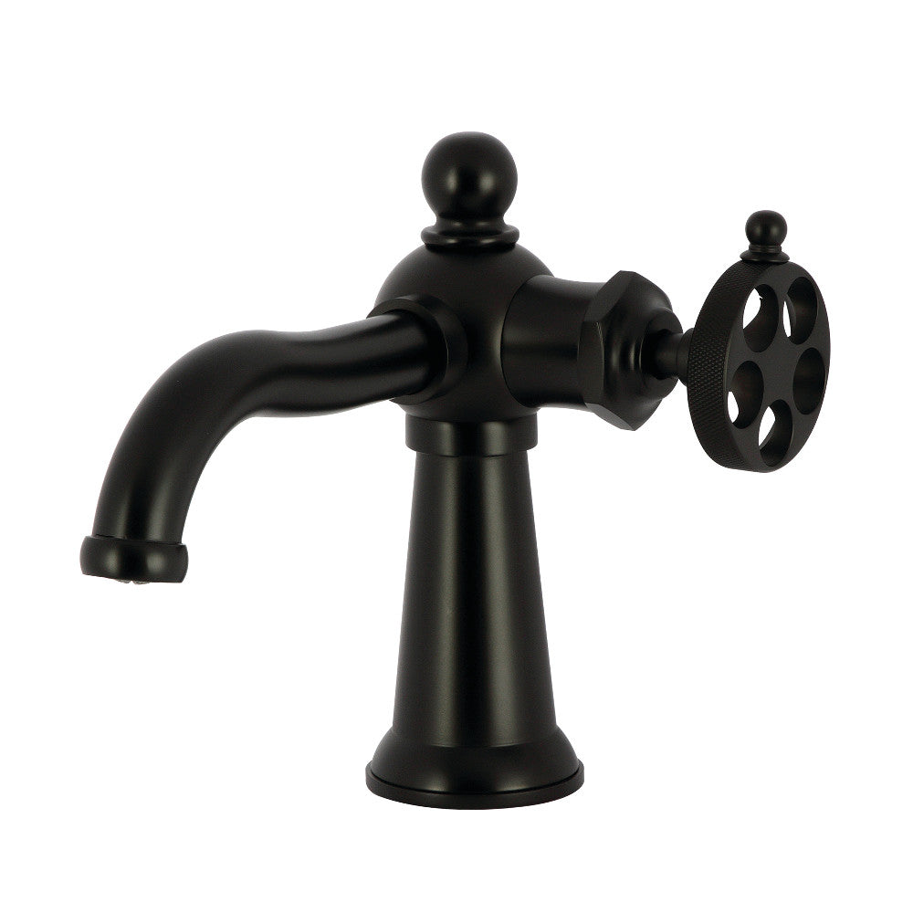 Wendell Single-Hole Bathroom Faucet in Matte Black