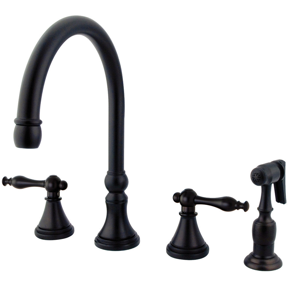 Governor Widespread Kitchen Faucet in Oil Rubbed Bronze