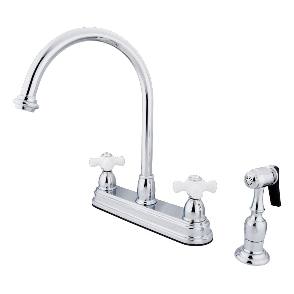 Restoration Centerset Kitchen Faucet in Polished Chrome