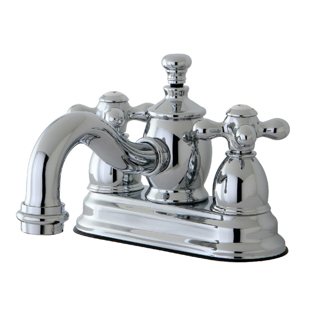 English Country 4 Inch Centerset Bathroom Faucet in Polished Chrome