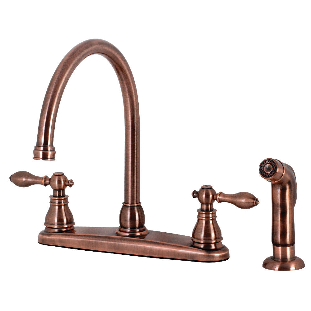 American Classic Centerset Kitchen Faucet in Antique Copper