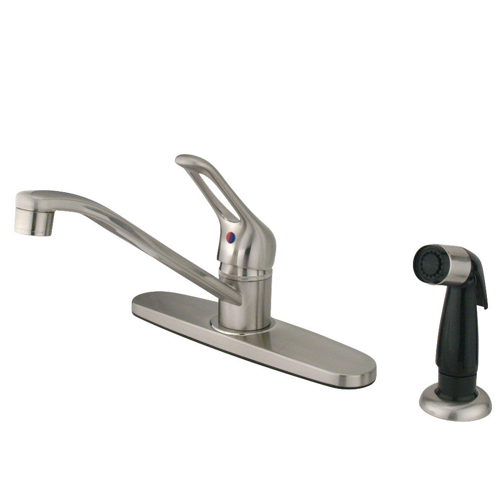 Wyndham Centerset Kitchen Faucet in Brushed Nickel