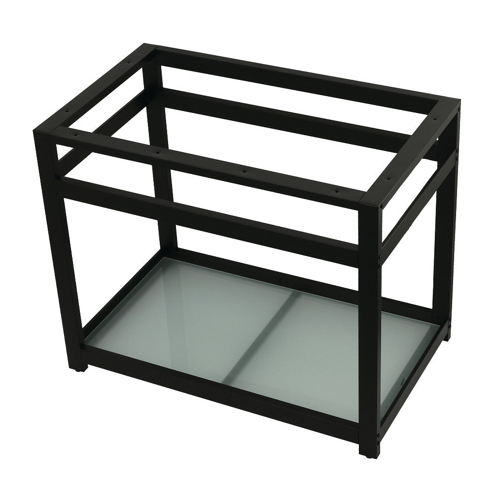 Kingston Commercial 37 Inch Console Sink in Black
