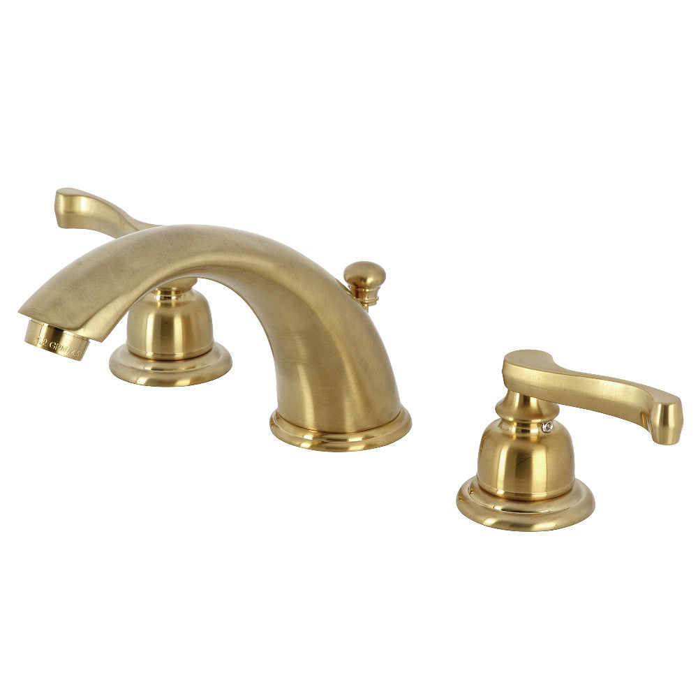 Royale Widespread Bathroom Faucet in Brushed Brass