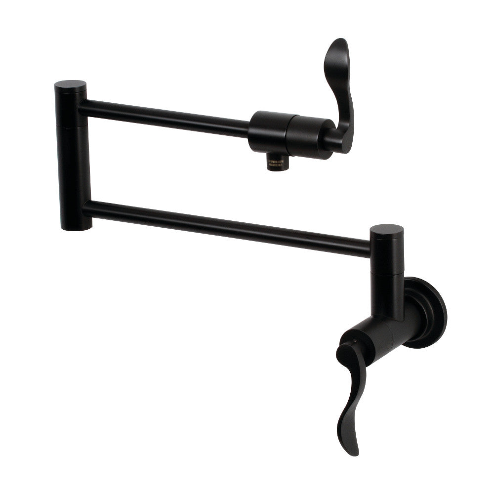 NuWave Pot Filler Faucet in Matte Black