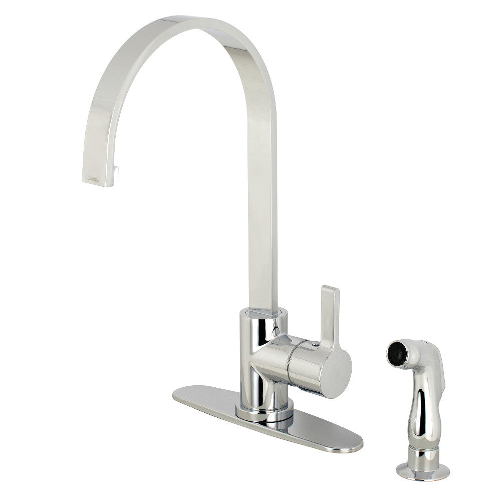 Continental One Handle Kitchen Faucet in Polished Chrome