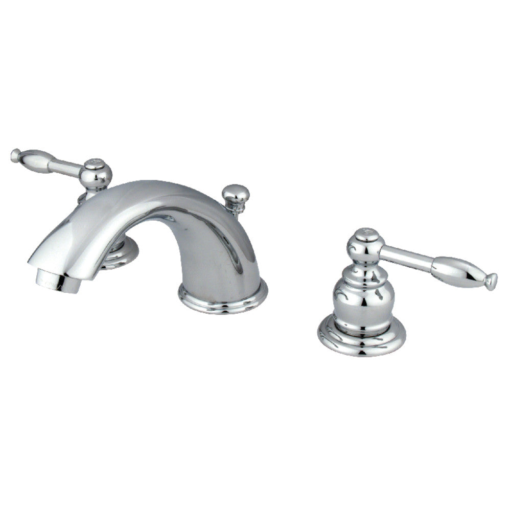 Knight Widespread Bathroom Faucet in Polished Chrome