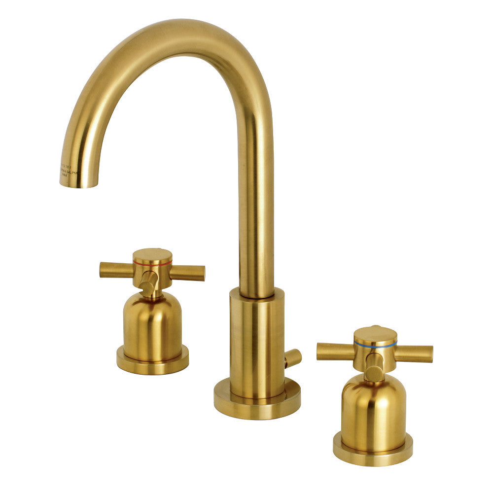 Concord Widespread Bathroom Faucet in Brushed Brass