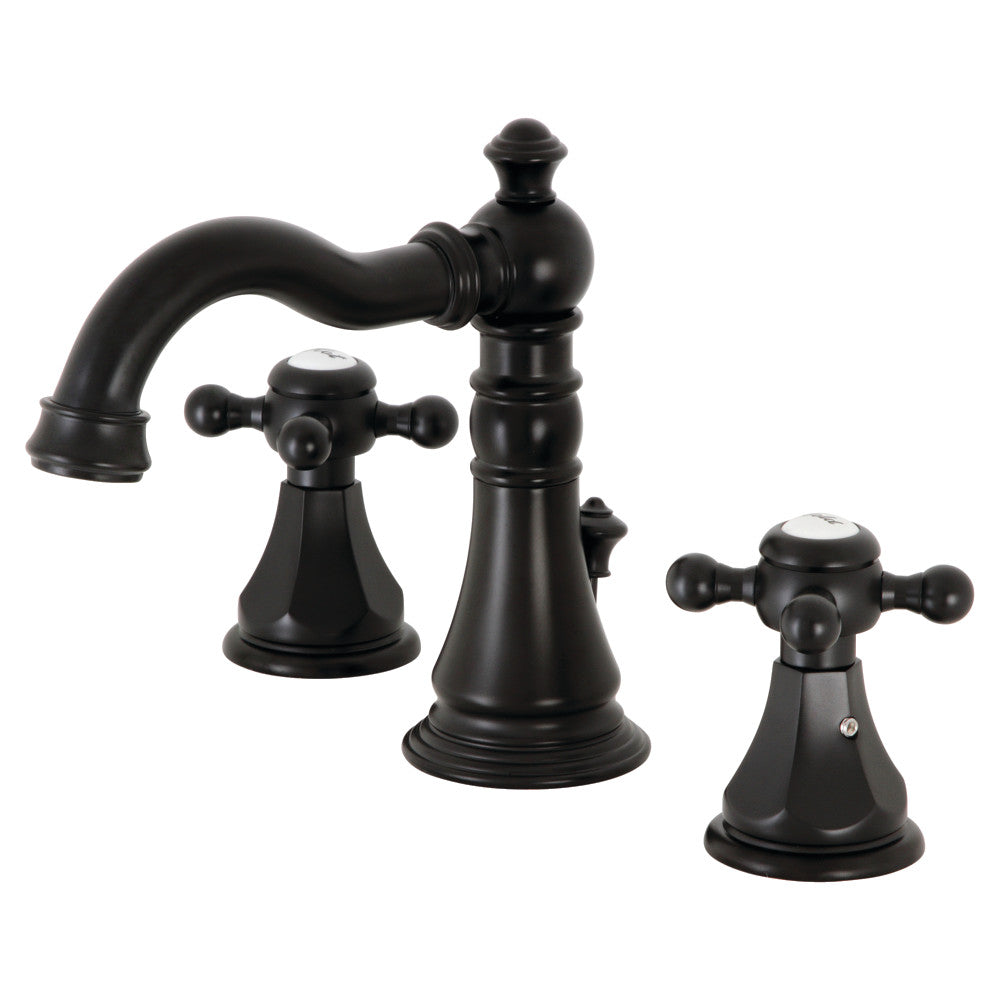 Metropolitan Widespread Bathroom Faucet in Matte Black