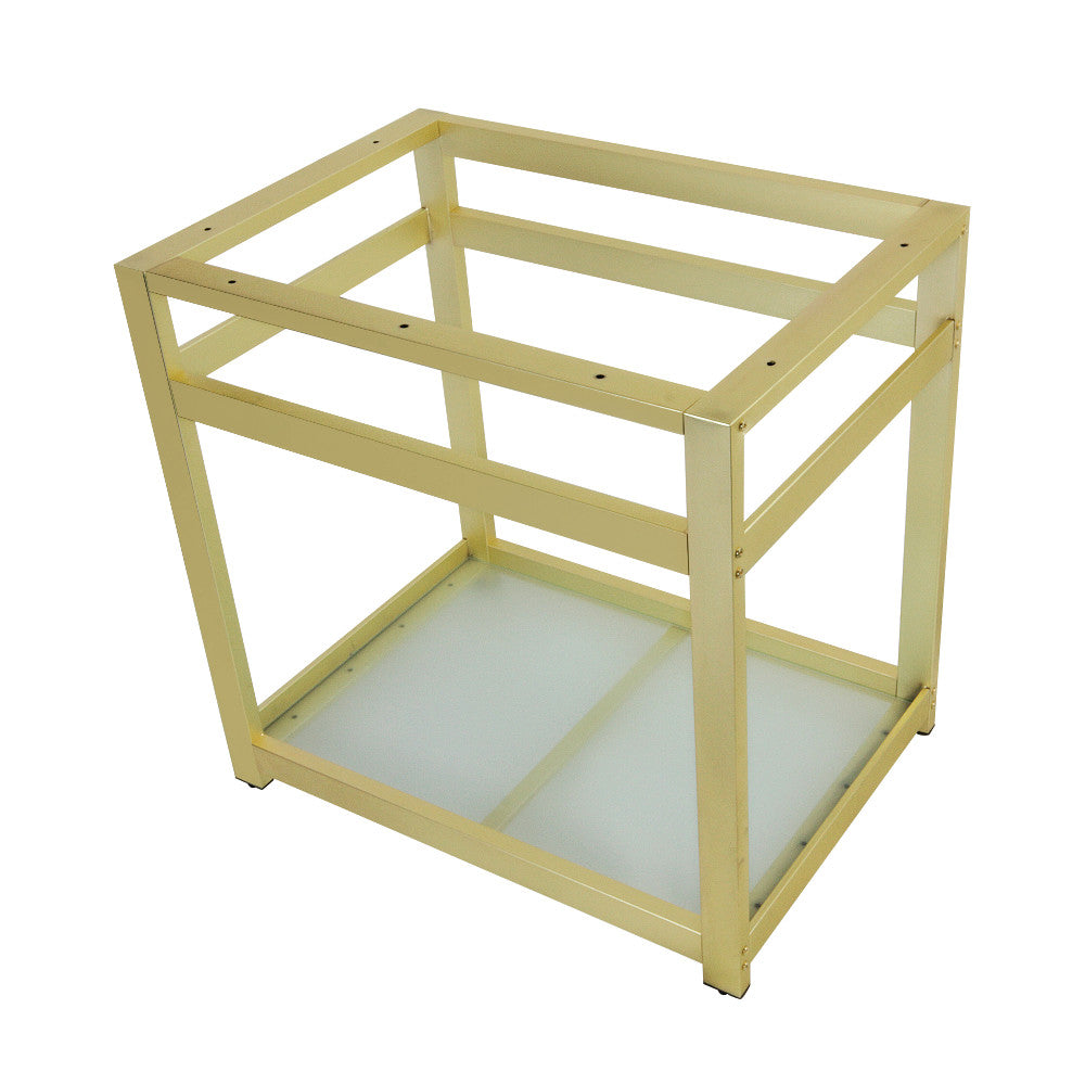 Kingston Commercial 31 Inch Console Sink in Brushed Brass