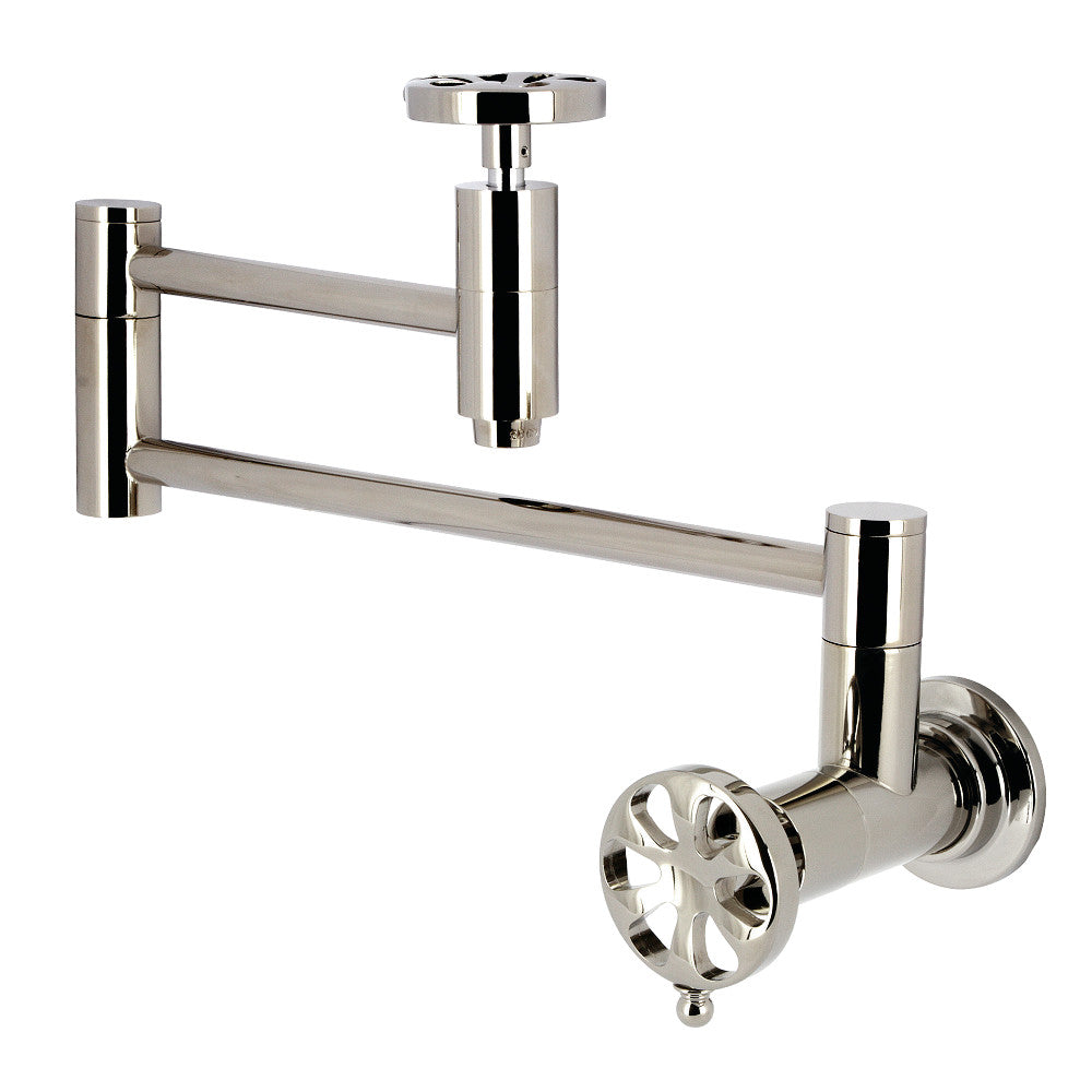 Belknap Pot Filler Faucet in Polished Nickel