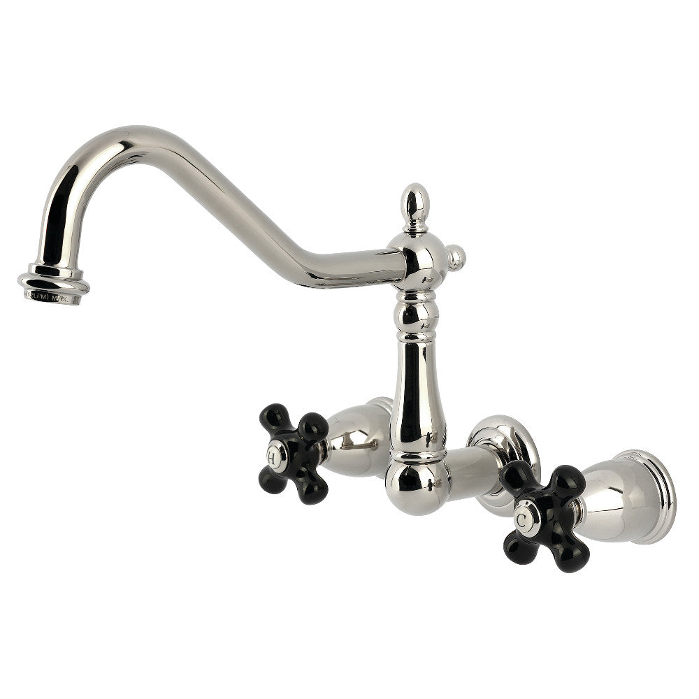 Duchess Wall Mount Kitchen Faucet in Polished Nickel