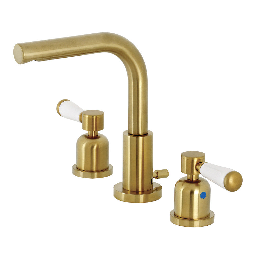 Paris Widespread Bathroom Faucet in Brushed Brass