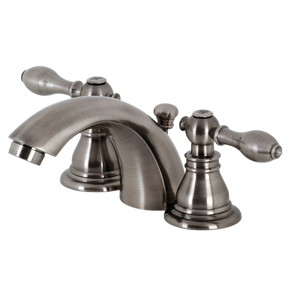 American Classic Mini-Widespread Bathroom Faucet in Black Stainless
