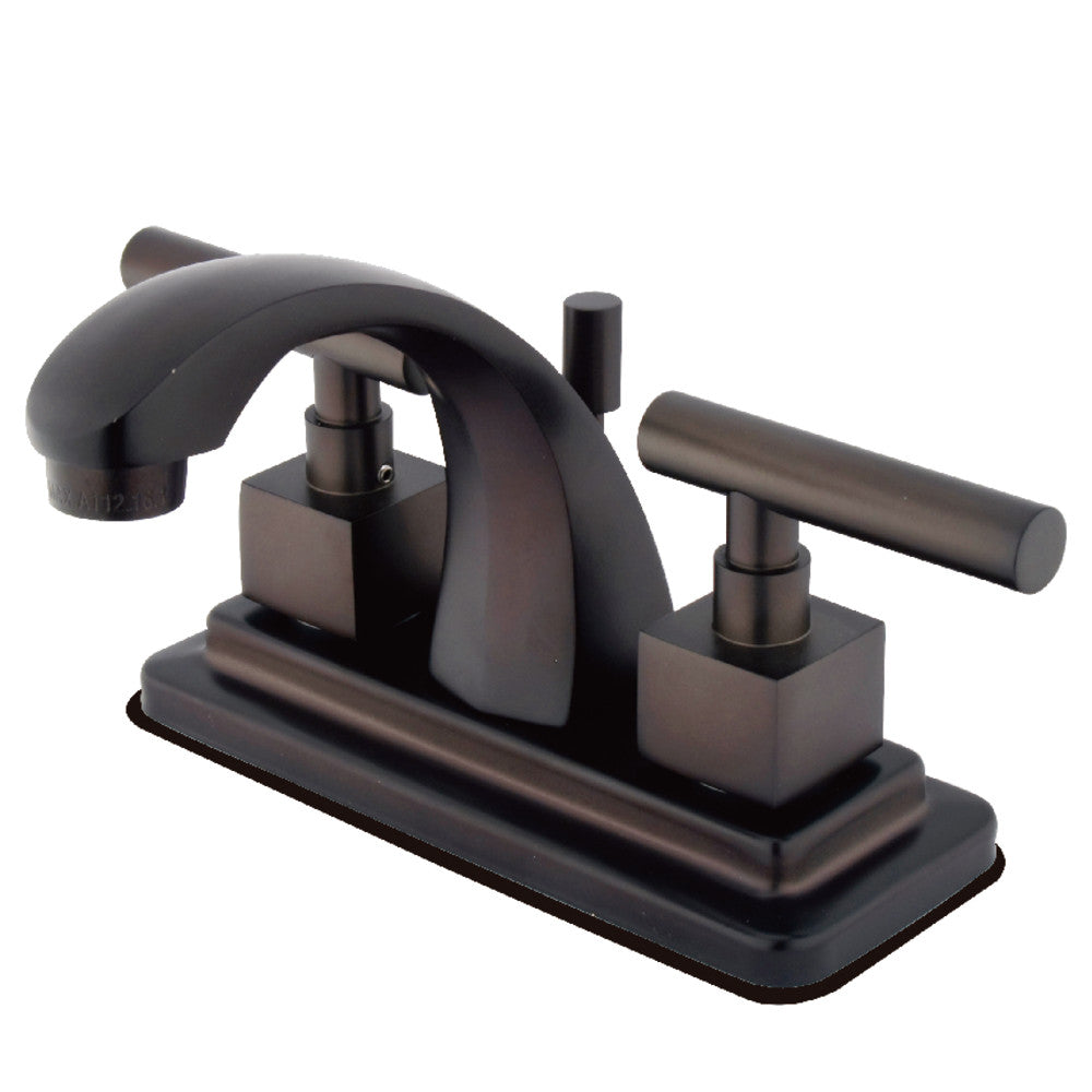 Claremont 4 Inch Centerset Bathroom Faucet in Oil Rubbed Bronze