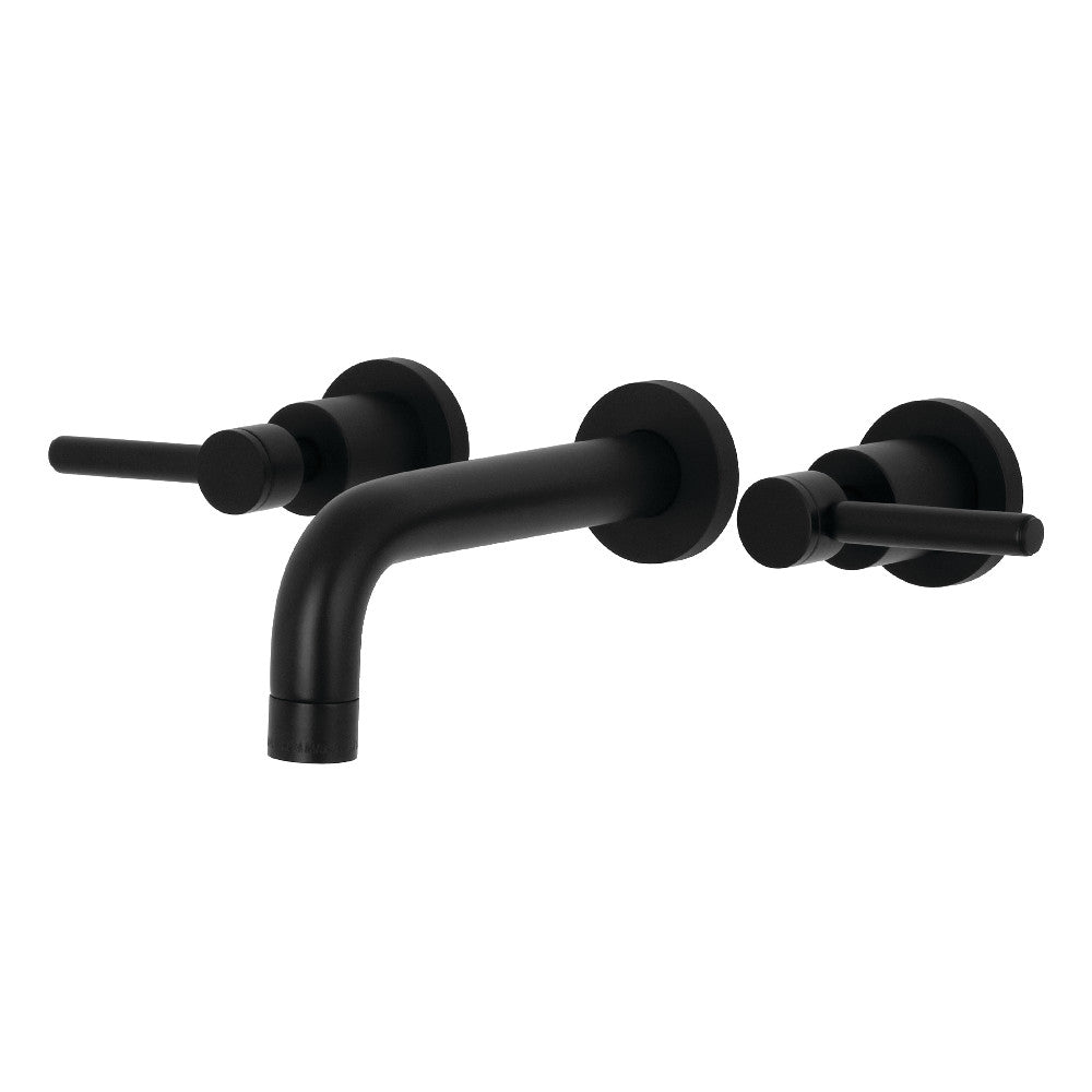 Concord Wall-Mount Bathroom Faucet in Matte Black