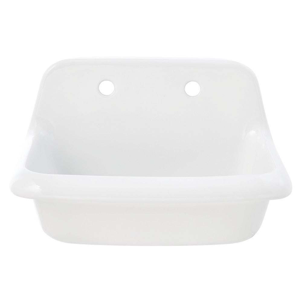 Doriteal 23.75 Inch Wall Mount Bathroom Sink in White