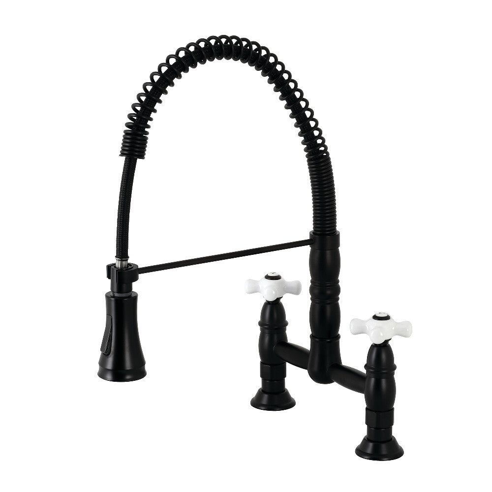 Heritage Pre-Rinse Kitchen Faucet in Matte Black
