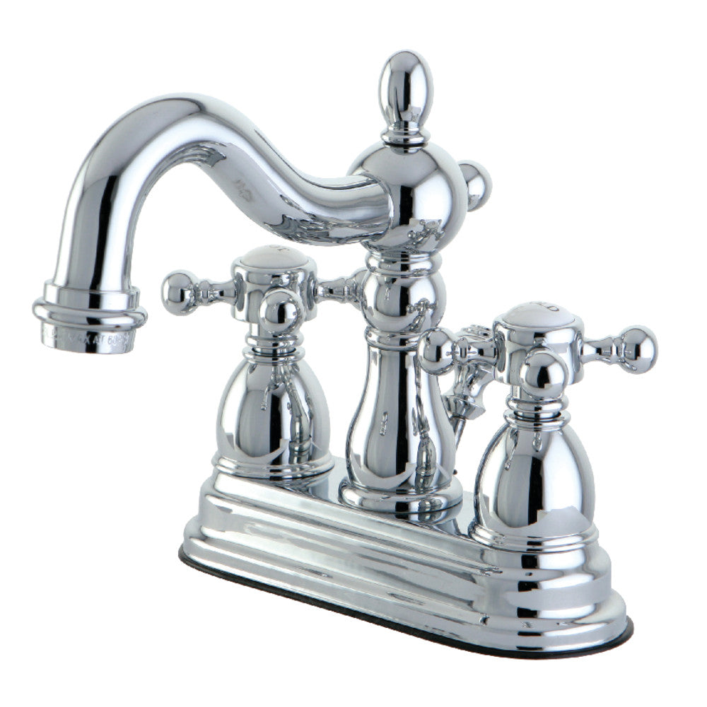 Heritage 4 Inch Centerset Bathroom Faucet in Polished Chrome