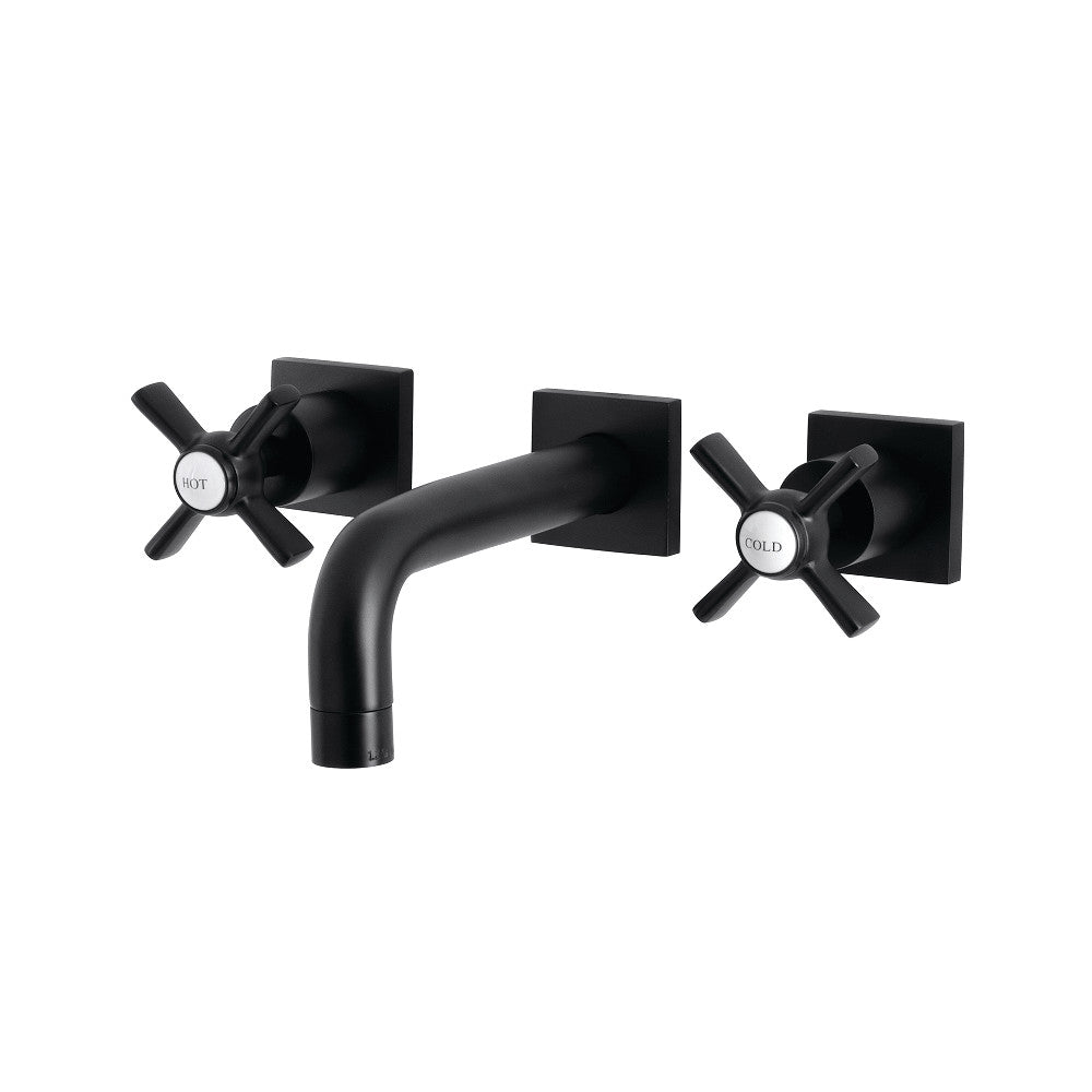 Millennium Wall-Mount Bathroom Faucet in Matte Black