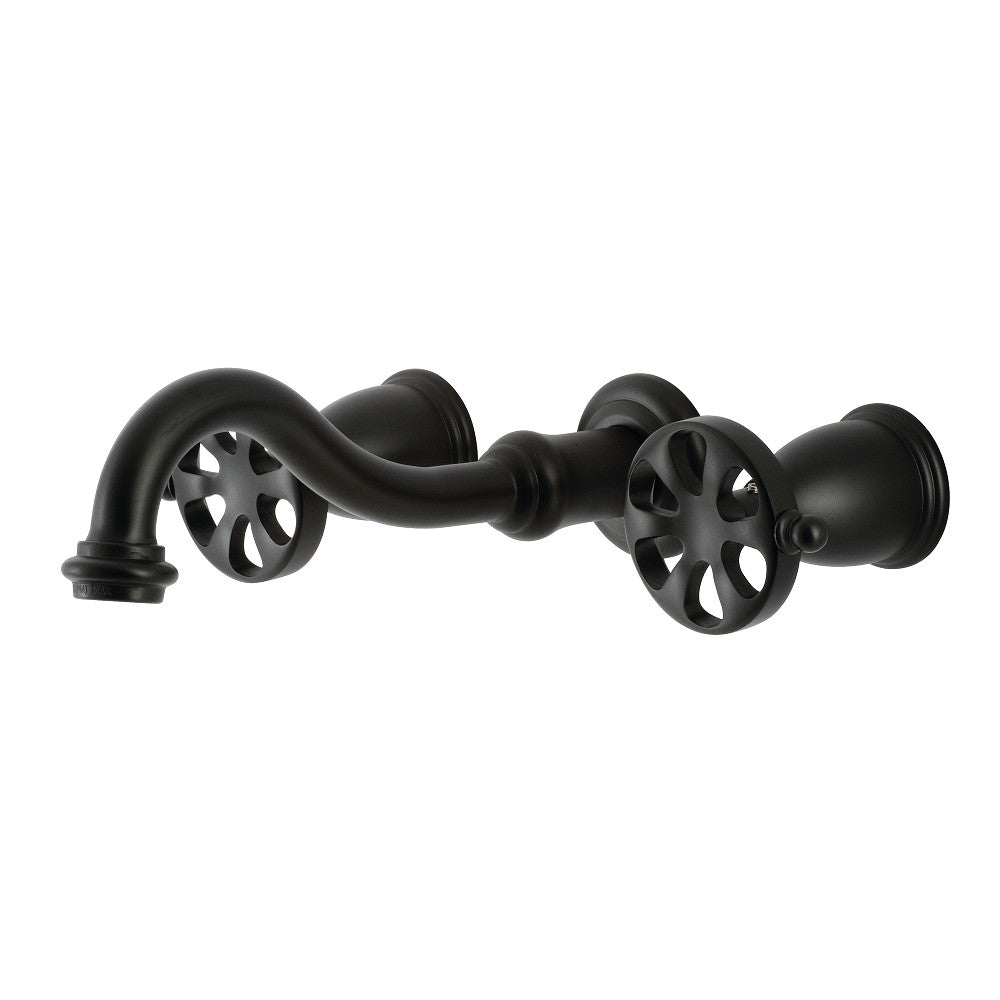 Belknap Wall-Mount Bathroom Faucet in Matte Black