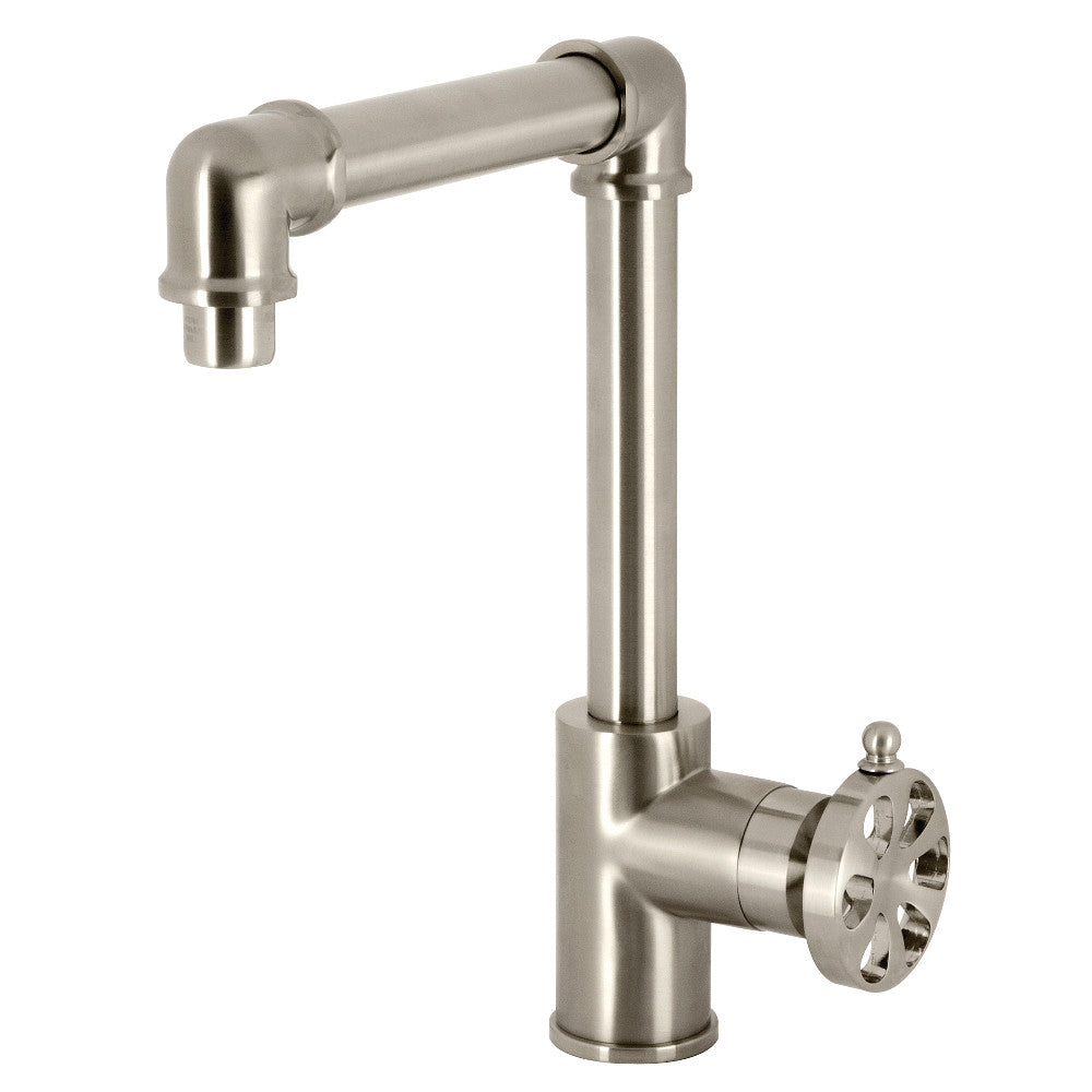 Belknap Single-Hole Bathroom Faucet in Brushed Nickel