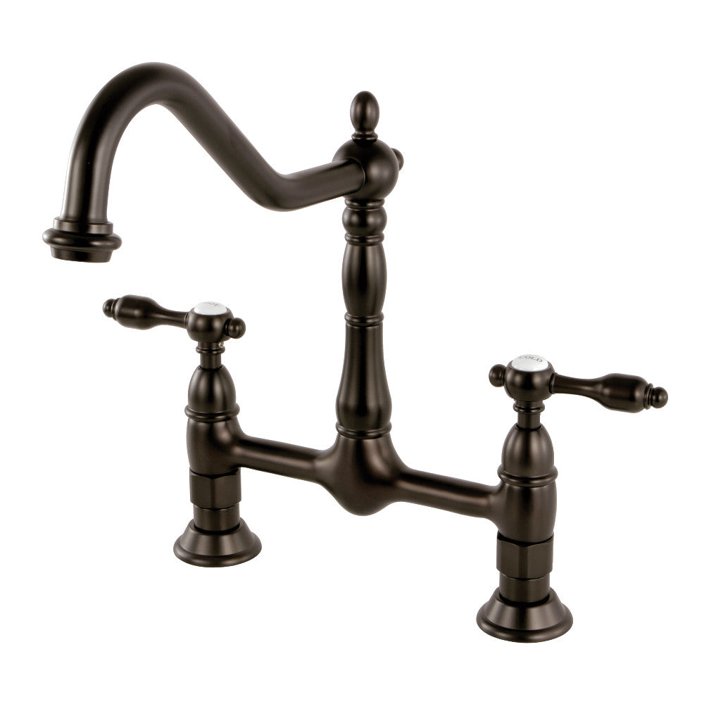 Tudor Bridge Kitchen Faucet in Oil Rubbed Bronze