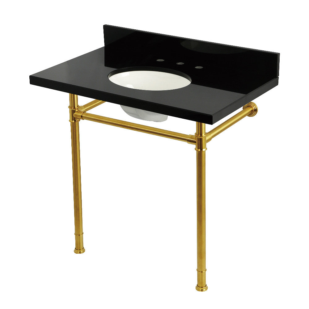 Imperial 36 Inch Console Sink in Brushed Brass