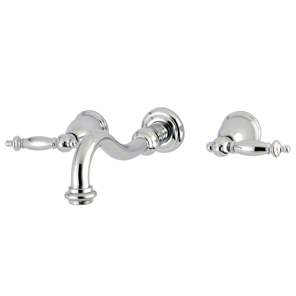 Templeton Wall-Mount Bathroom Faucet in Polished Chrome