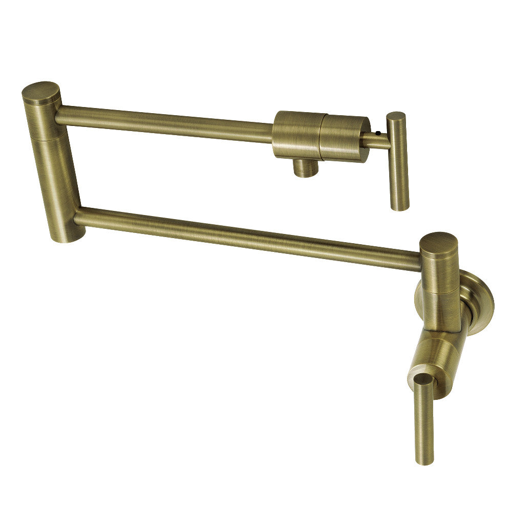 Manhattan Pot Filler Faucet in Antique Brass