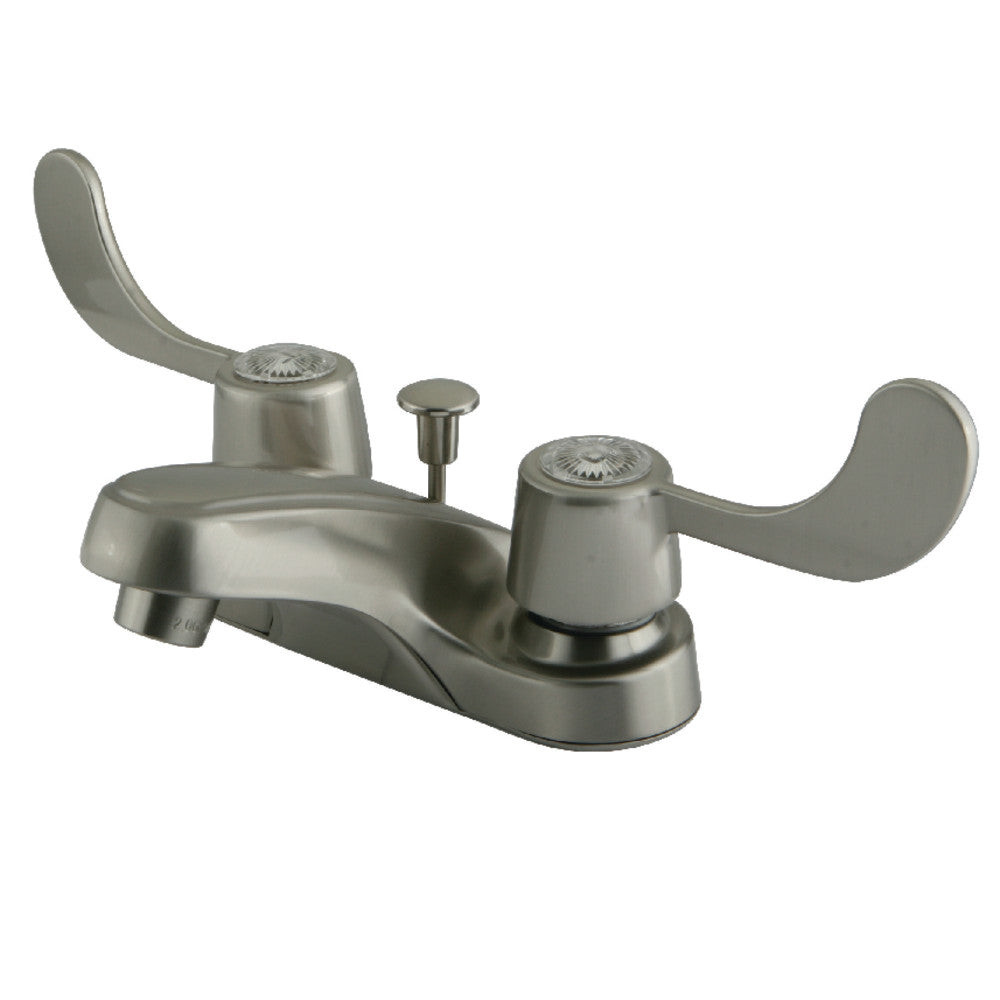 Vista 4 Inch Centerset Bathroom Faucet in Brushed Nickel