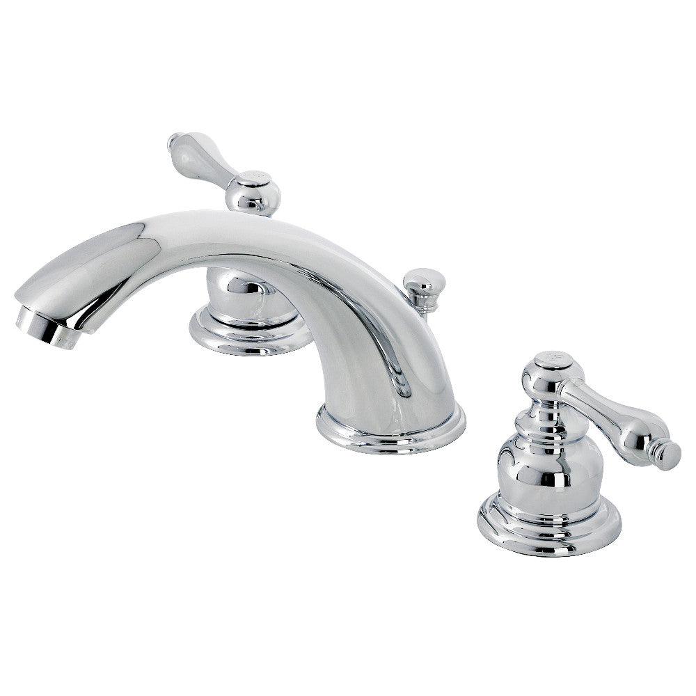 Victorian Widespread Bathroom Faucet in Polished Chrome