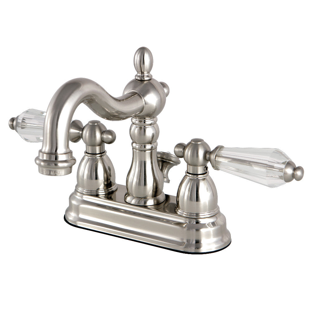 Wilshire 4 Inch Centerset Bathroom Faucet in Brushed Nickel
