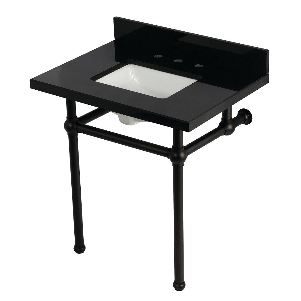 Templeton 30 Inch Console Sink in Oil Rubbed Bronze