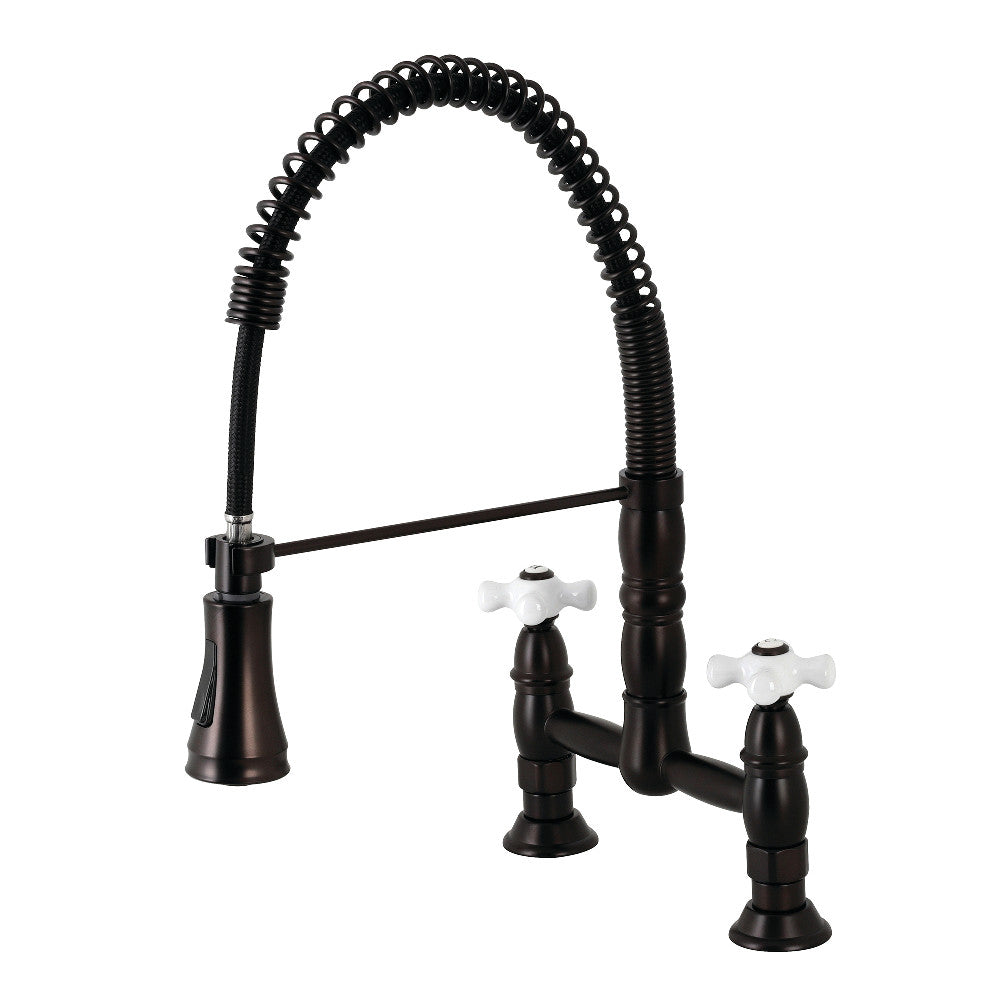 Heritage Pre-Rinse Kitchen Faucet in Oil Rubbed Bronze