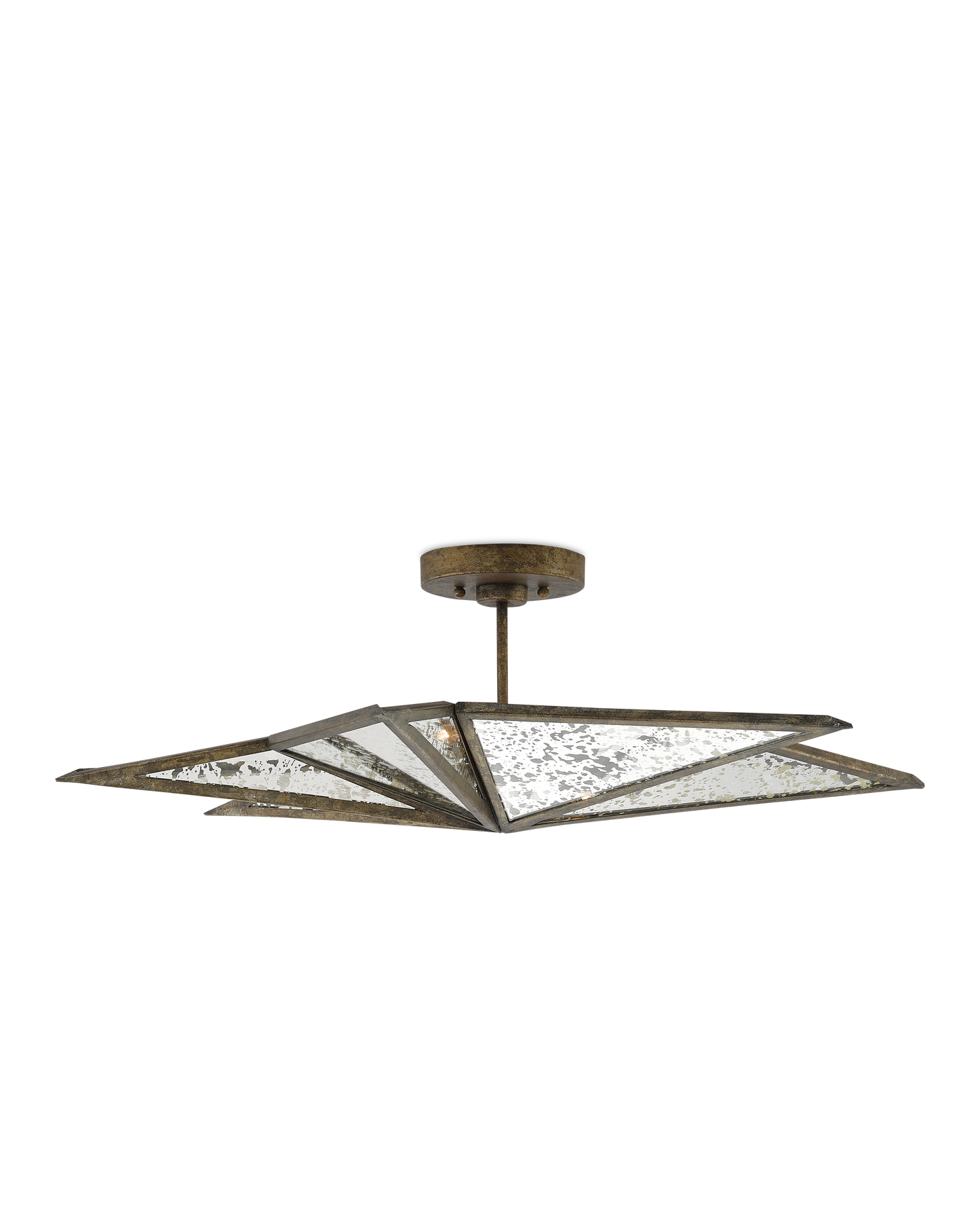 Stargazer Bronze Semi-Flush Mount