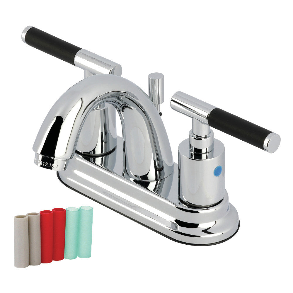 Kaiser 4 Inch Centerset Bathroom Faucet in Polished Chrome