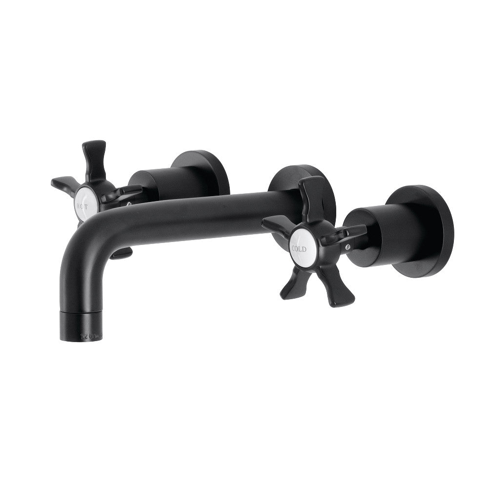 Hamilton Wall-Mount Bathroom Faucet in Matte Black