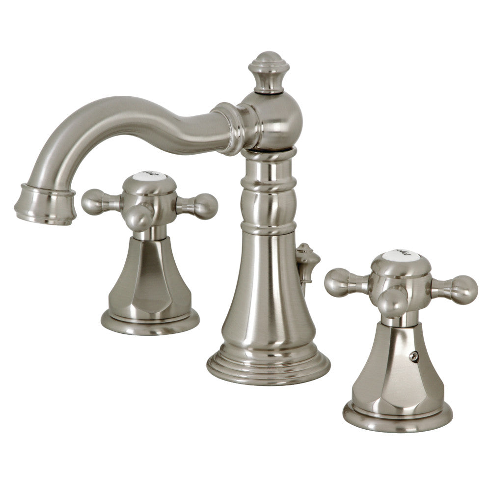Metropolitan Widespread Bathroom Faucet in Brushed Nickel