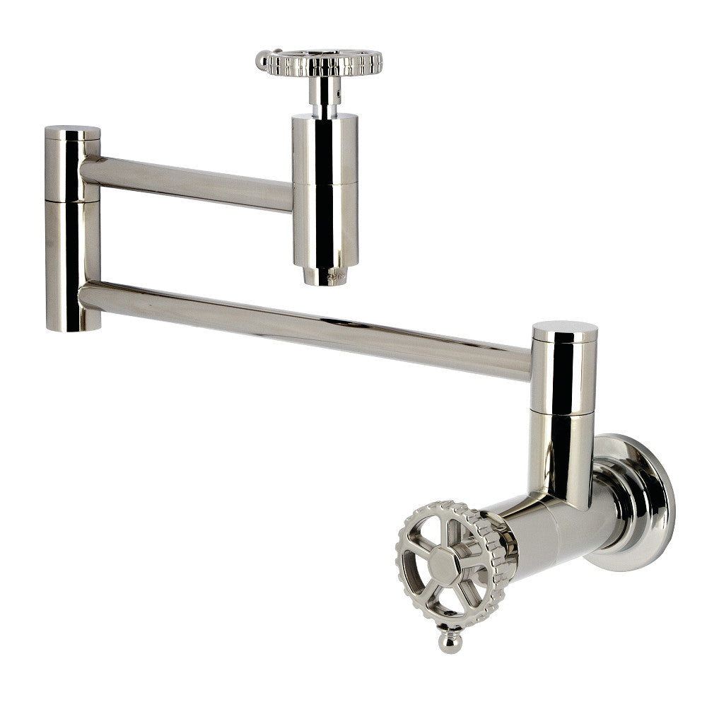 Fuller Pot Filler Faucet in Polished Nickel