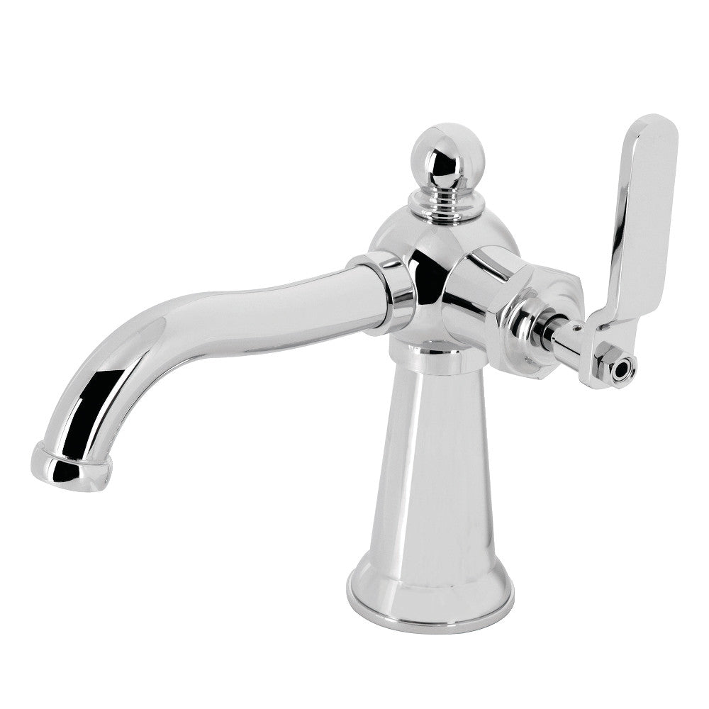 Knight Single-Hole Bathroom Faucet in Polished Chrome