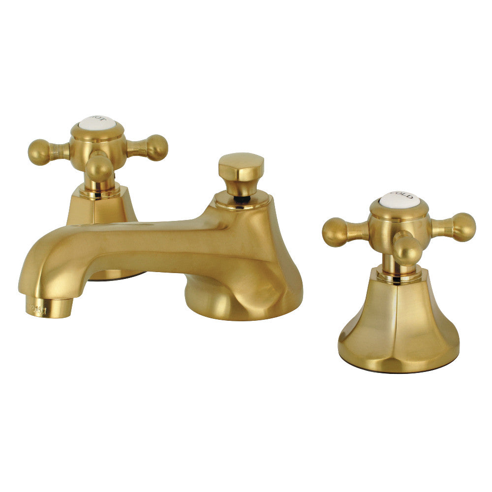 Metropolitan Widespread Bathroom Faucet in Brushed Brass