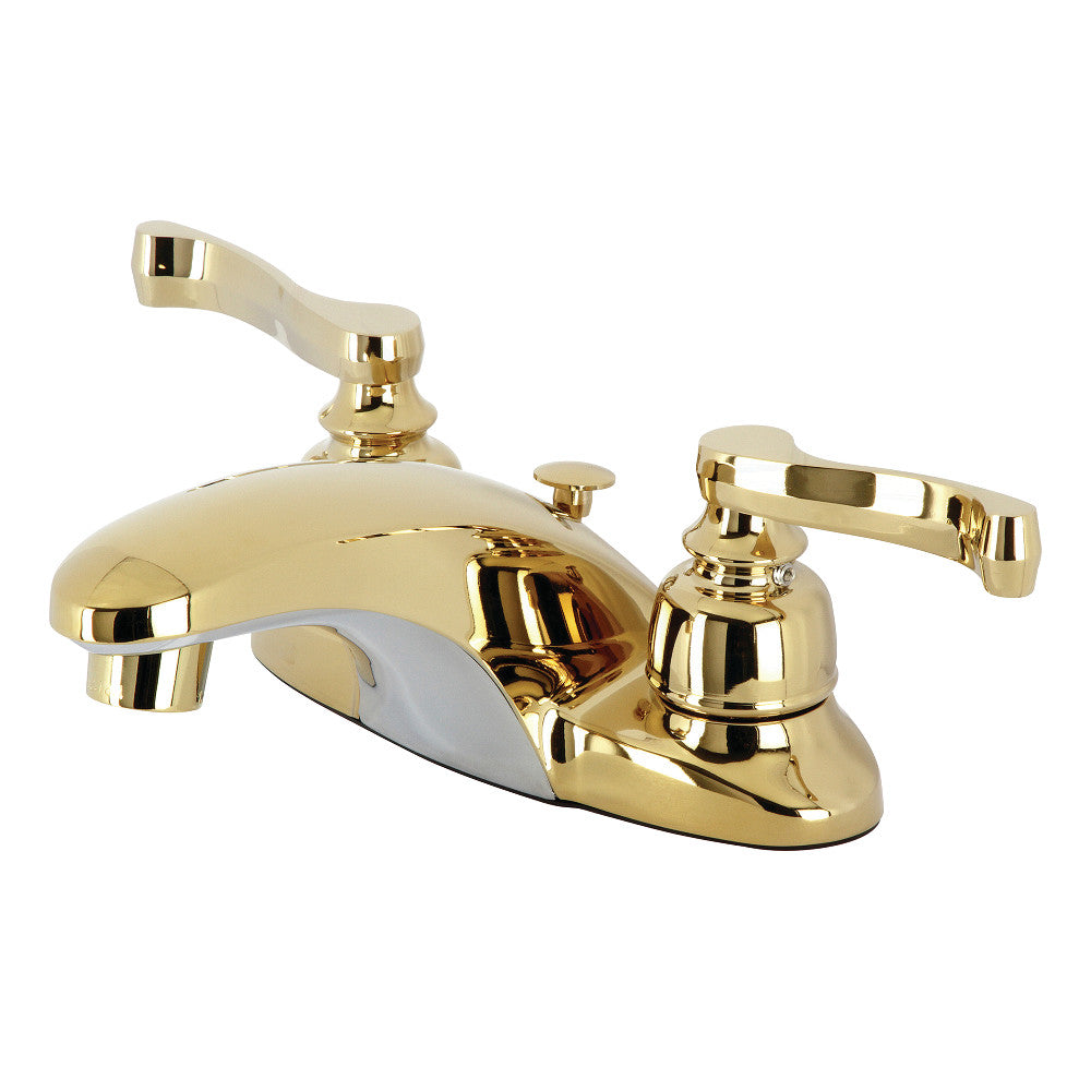 Magellan 4 Inch Centerset Bathroom Faucet in Polished Brass