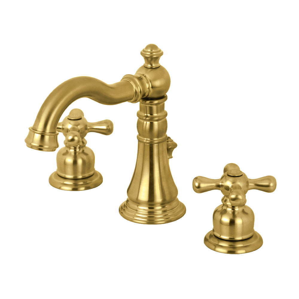 American Classic Widespread Bathroom Faucet in Brushed Brass