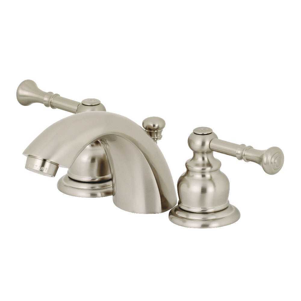 Naples Mini-Widespread Bathroom Faucet in Brushed Nickel