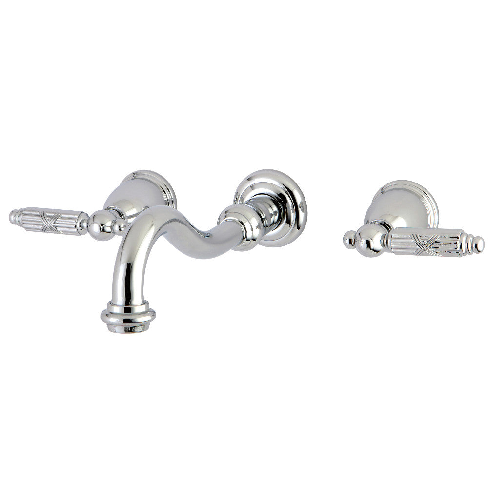 Vintage Wall-Mount Bathroom Faucet in Polished Chrome