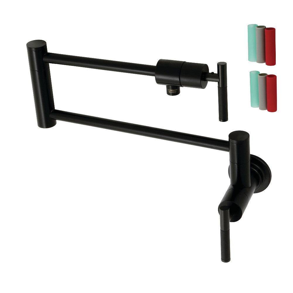 Kaiser Pot Filler Faucet in Matte Black