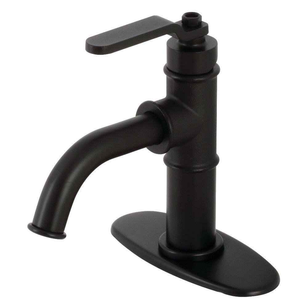 Whitaker Single-Hole Bathroom Faucet in Matte Black