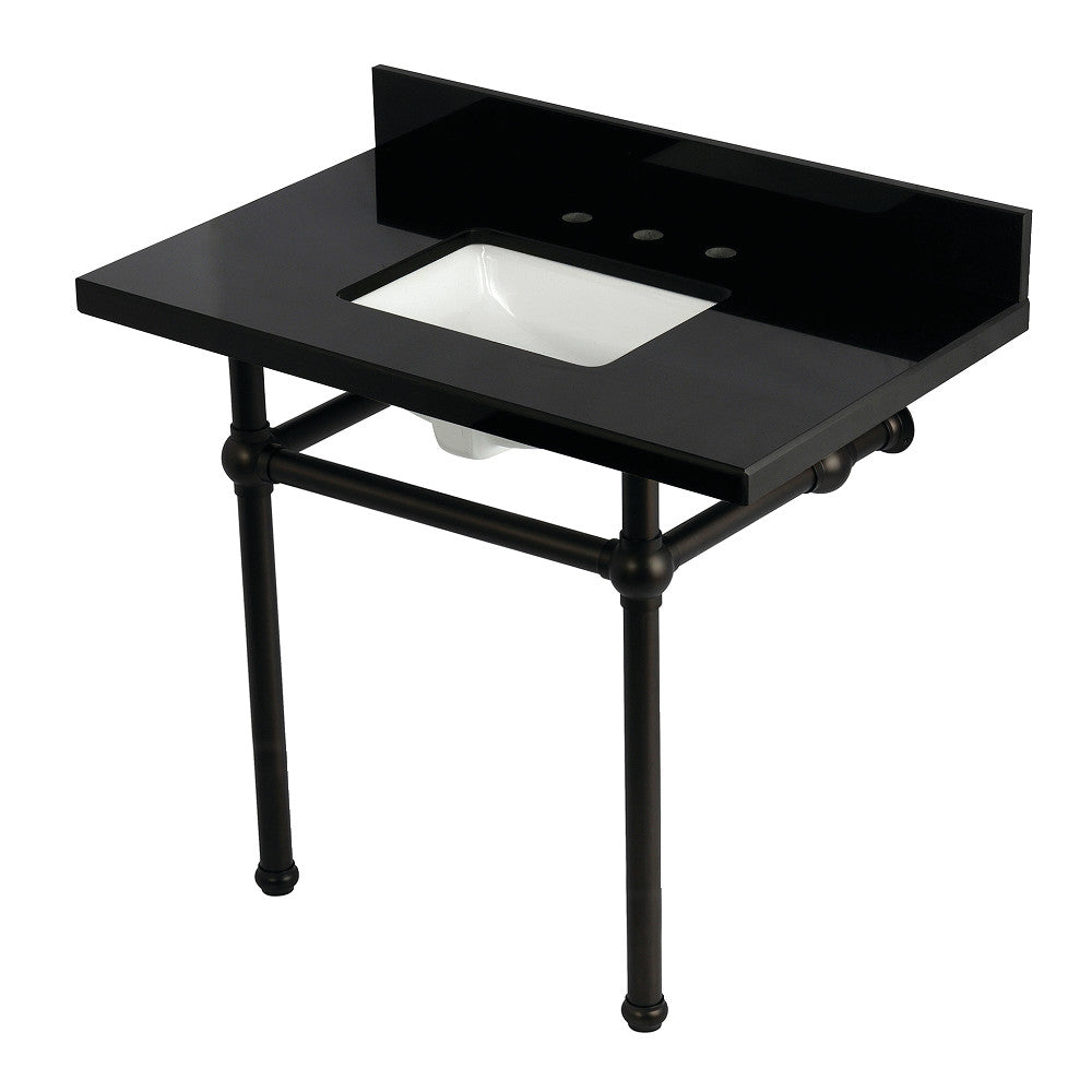 Templeton 36 Inch Console Sink in Oil Rubbed Bronze