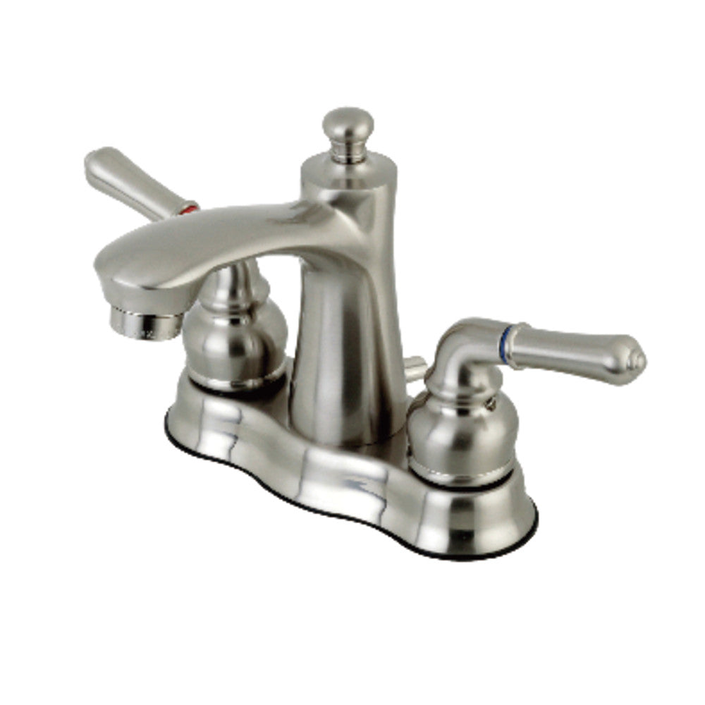 Naples 4 Inch Centerset Bathroom Faucet in Brushed Nickel